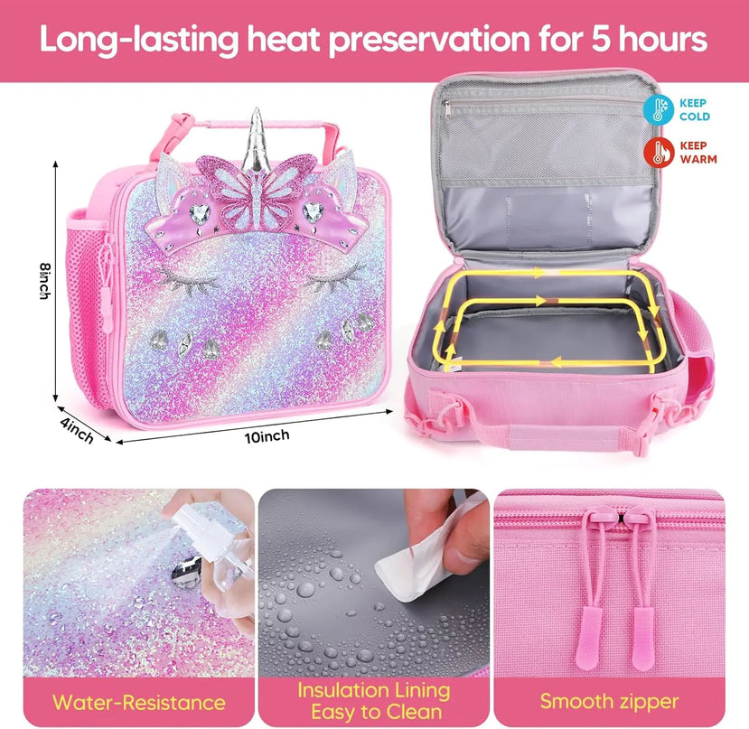 Magical Unicorn Lunch Box Set