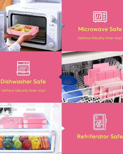 Rainbow Unicorn Bento Lunch Box