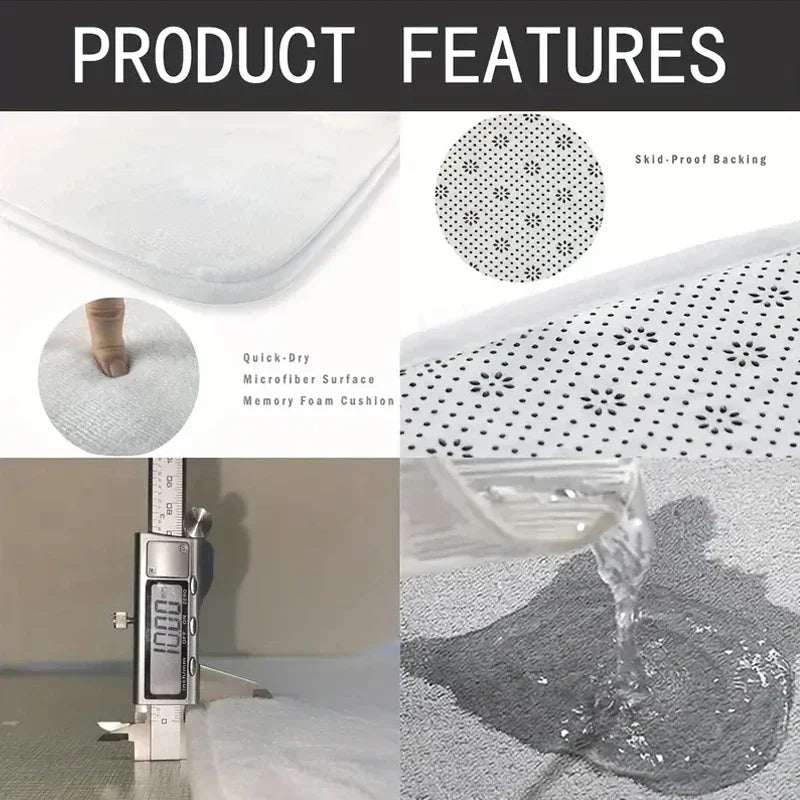 Midnight Floral Unicorn Rug