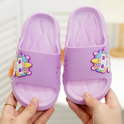 Purple Charm Unicorn Slippers