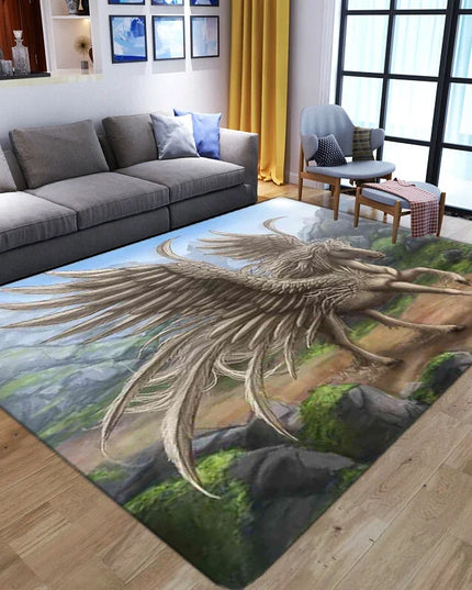 Majestic Pegasus Unicorn Rug