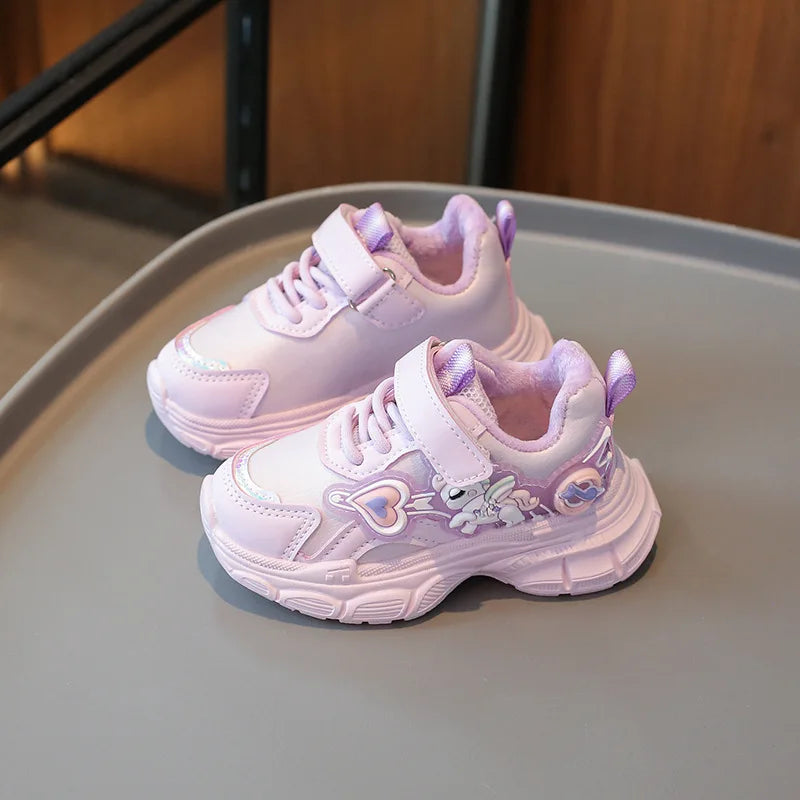 Cozy Pink Unicorn Shoes
