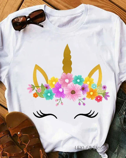 Kawaii Girl Unicorn Shirt