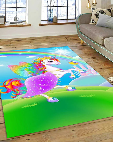 Magical Carousel Unicorn Rug