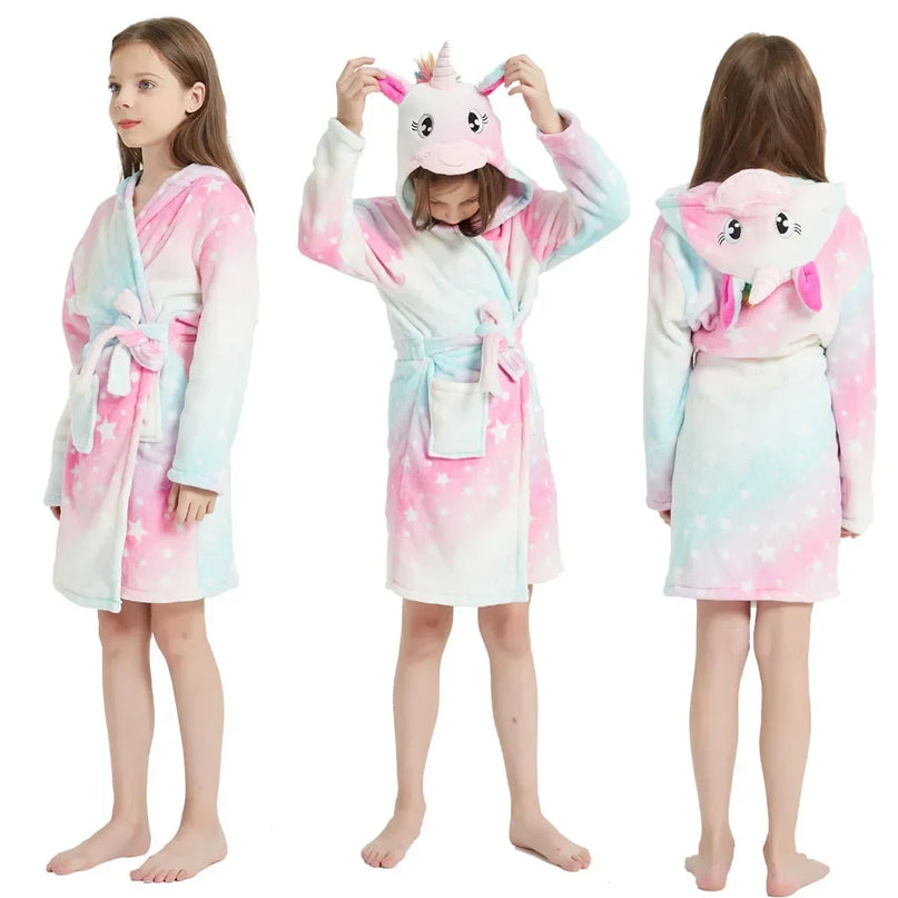 Starry Pastel Unicorn Robe