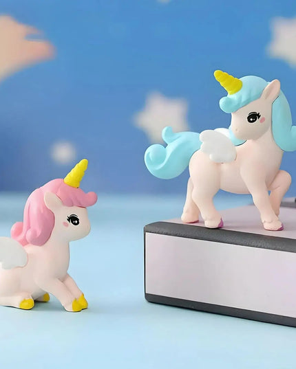 Mini Pink Flying Unicorn Figurine