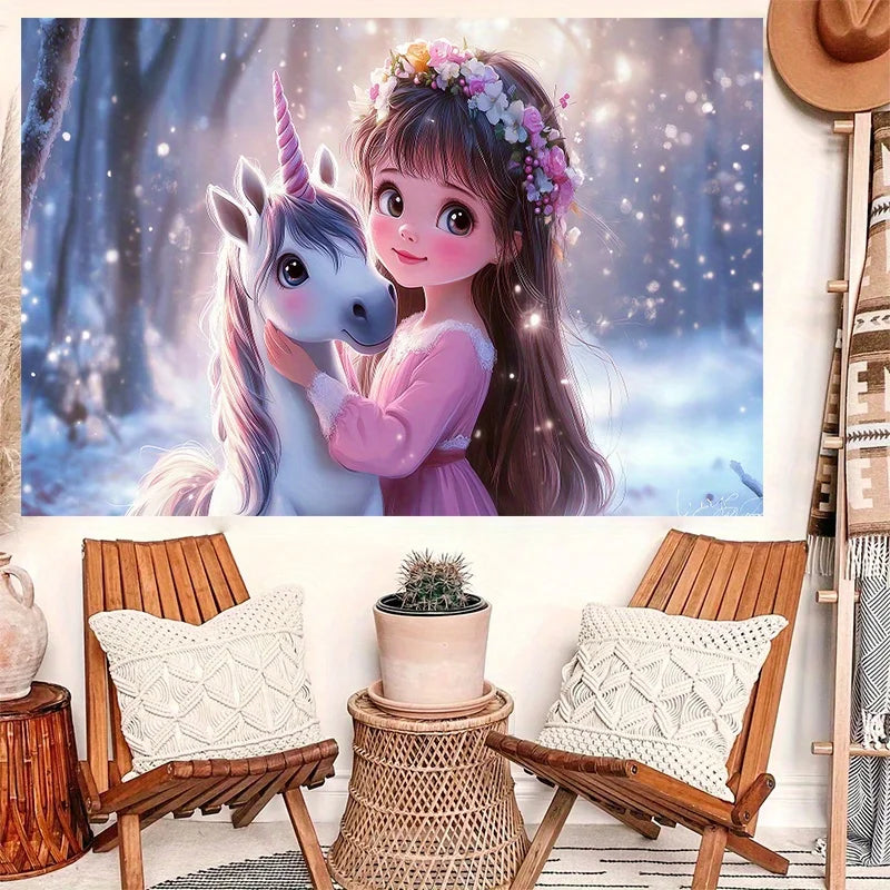 Unicorn Princess Tapestry