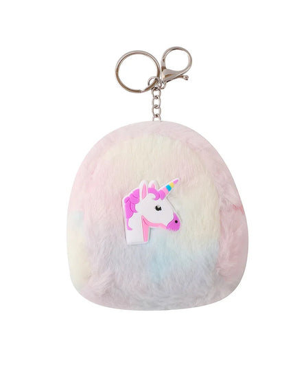 Pink Plush Bookbag Purse