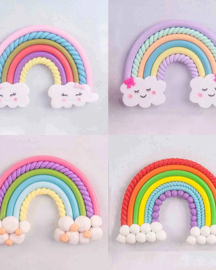 Chubby Kawaii Unicorn Cake Topper