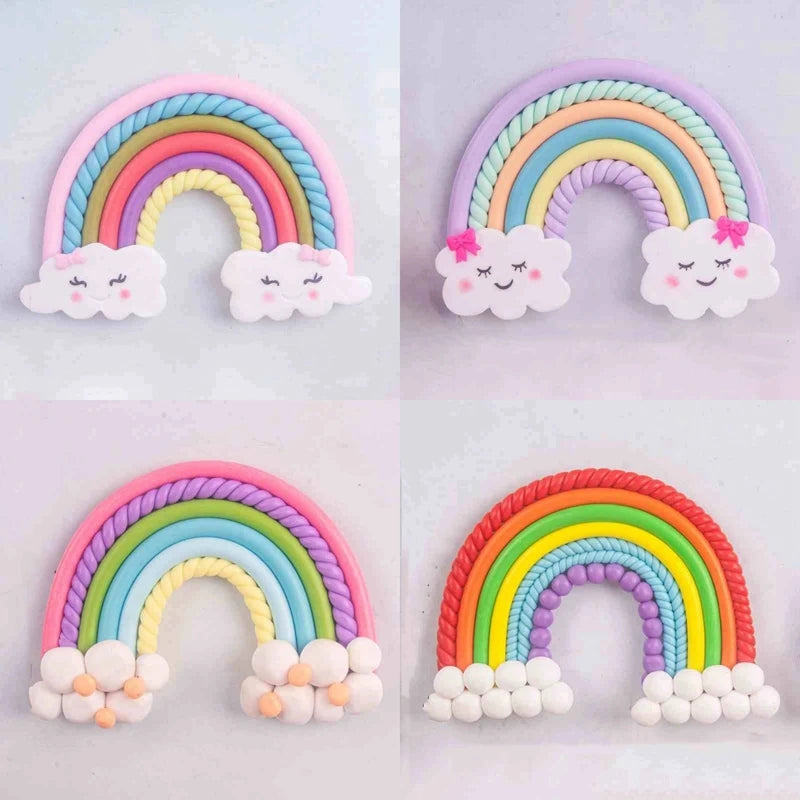 Chubby Kawaii Unicorn Cake Topper