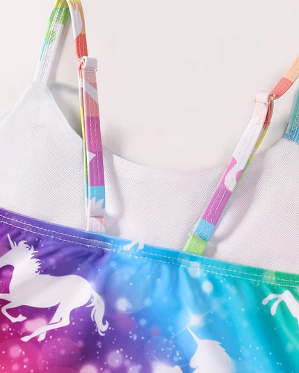 Tie Dye Toddler Unicorn Swimsuit