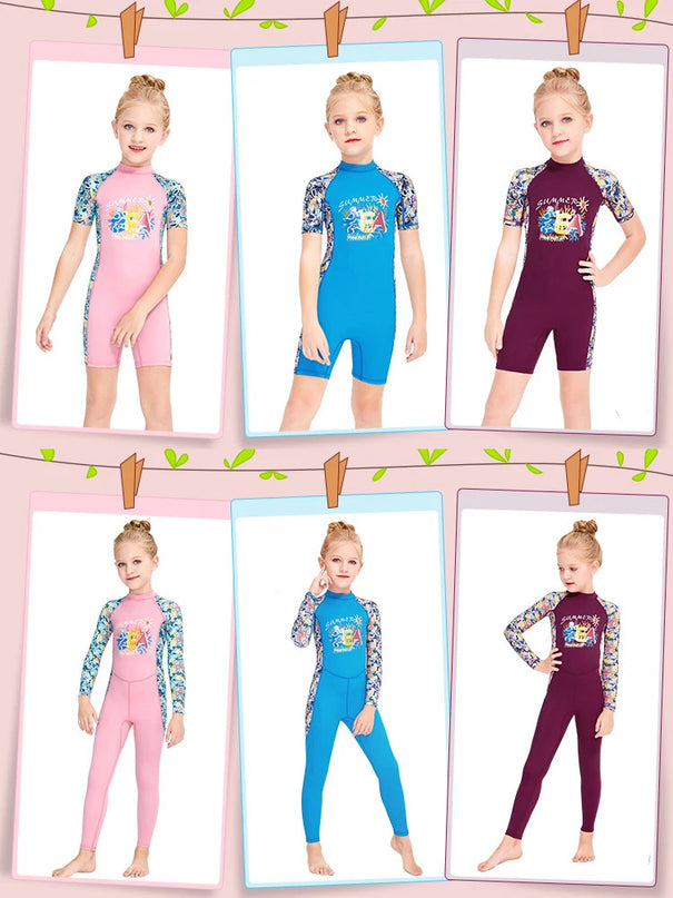Full Coverage Girls Swimsuit