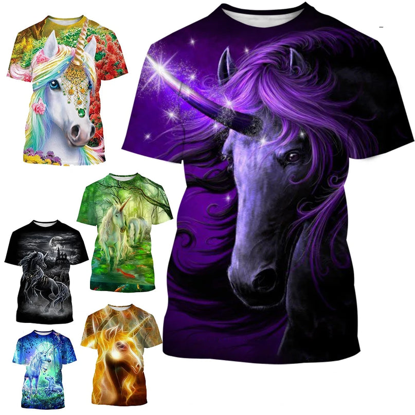 Unicorn Art Print Shirt