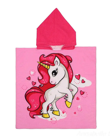Hooded Unicorn Towel Robe