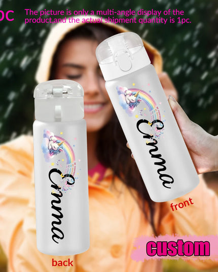 Magical White Unicorn Water Bottle