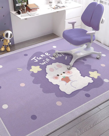 Pink Castle Unicorn Rug