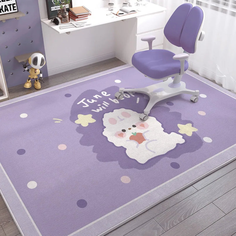 Pink Castle Unicorn Rug