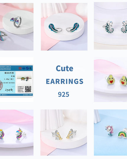 Magical Flying Unicorn Earrings