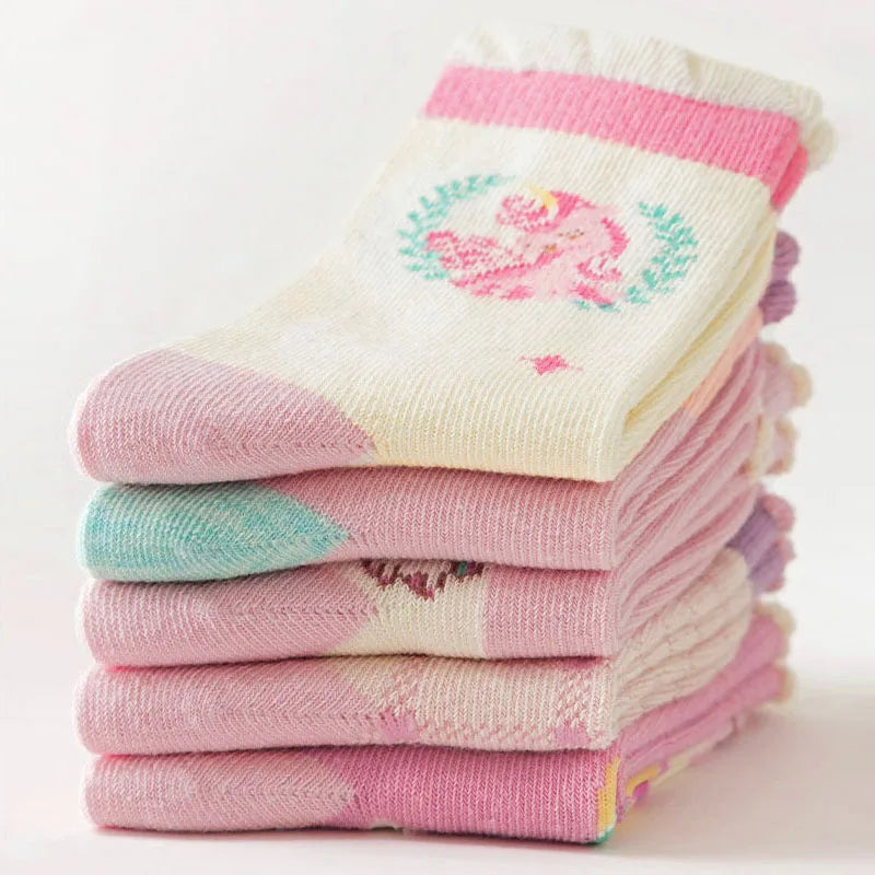 Toddler Unicorn Socks - 5-Pack