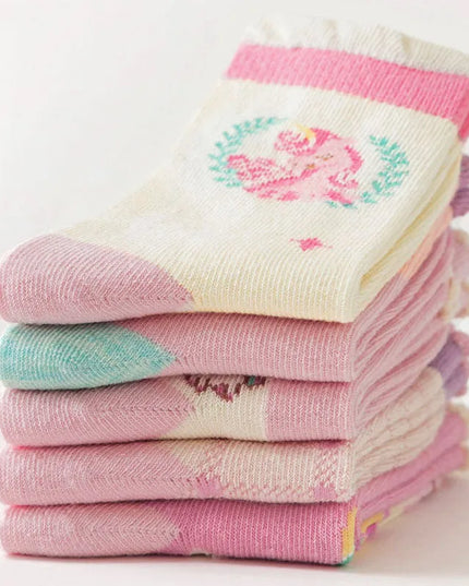 5-Pack Unicorn Socks for Kids