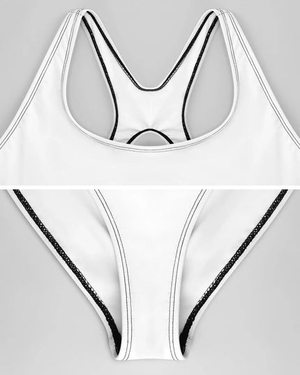 Pink Silhouette Unicorn Swimsuit