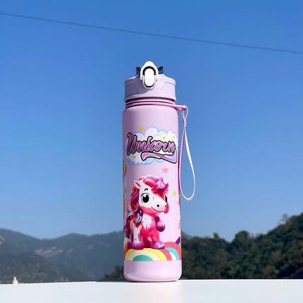 Dreamy Purple Unicorn Water Bottle