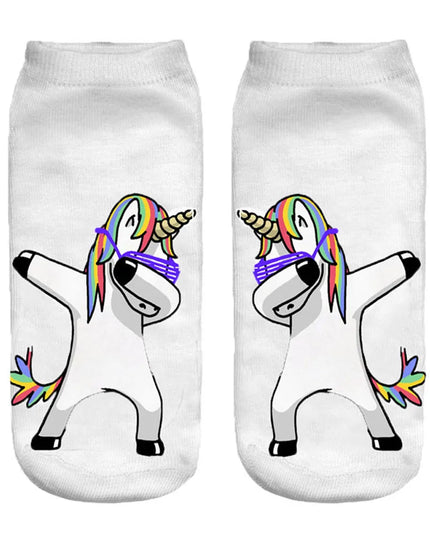 Night Sky Fantasy Unicorn Socks