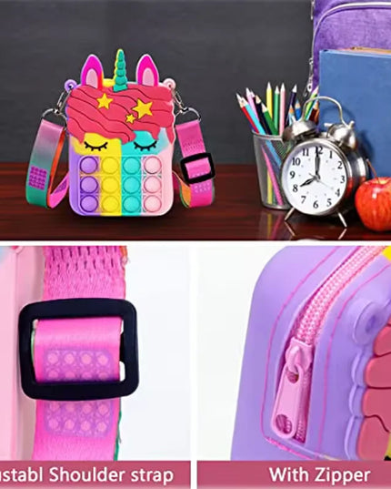 Bubbly Unicorn Fidget Purse