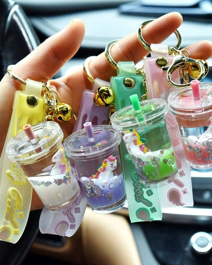 Bubble Tea Key Keychain