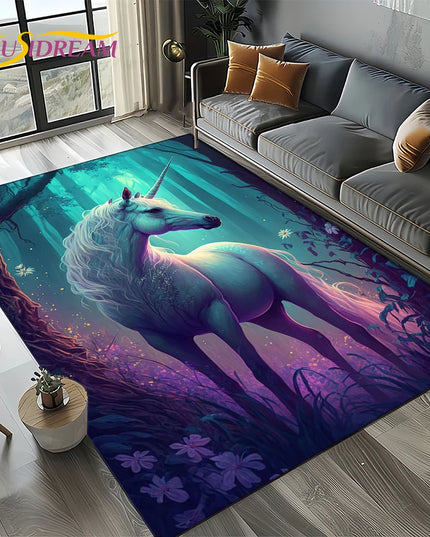 Flying Cloud Unicorn Rug