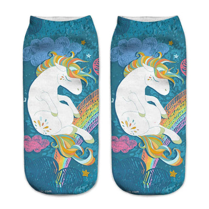 Dreamy Rainbow Unicorn Socks