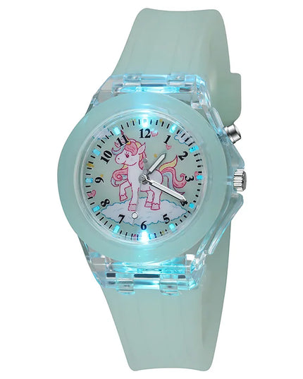 Mint Green Unicorn Glow Watch