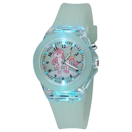Mint Green Unicorn Glow Watch