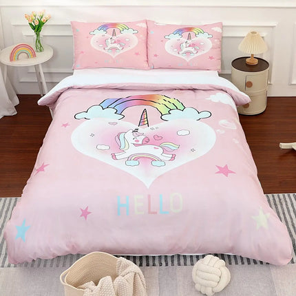 Hello Heart Unicorn Bedding