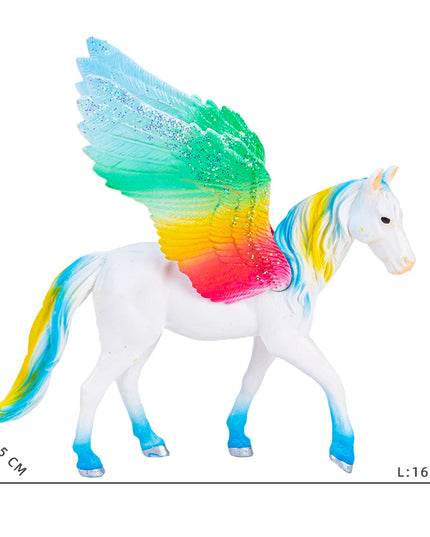 Rainbow Winged Unicorn Figurine 16cm