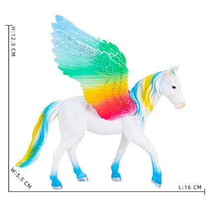 Rainbow Winged Unicorn Figurine 16cm