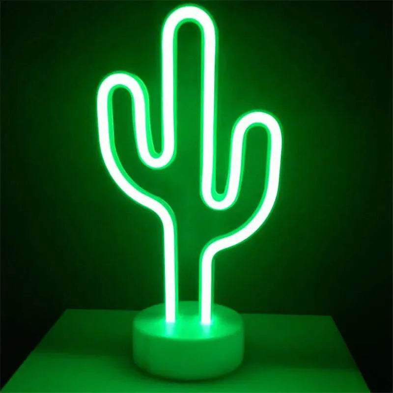 Unicorn & Flamingo Neon Night Light Set