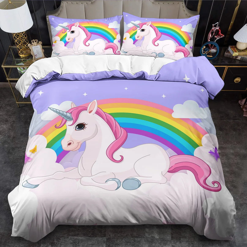 Dreamy Cloud Unicorn Bedding