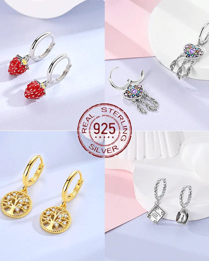 Flying Pegasus Unicorn Drop Earrings