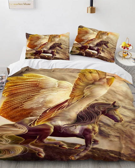 Bronze Wing Golden Pegasus Bedding