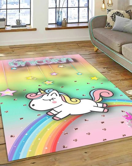 Magical Carousel Unicorn Rug