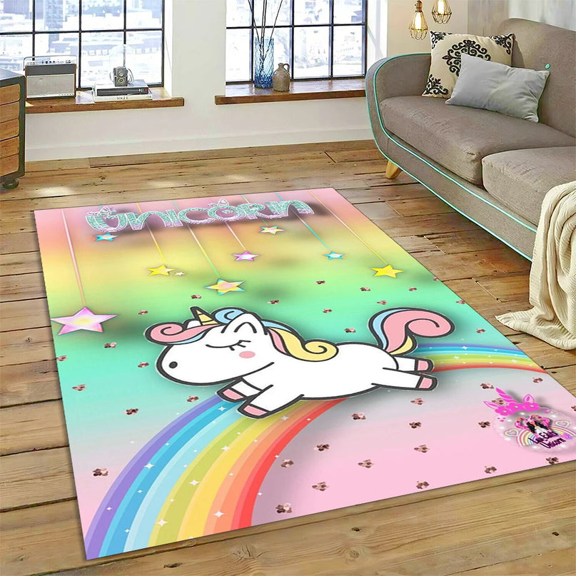 Magical Carousel Unicorn Rug