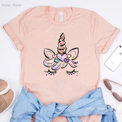 Kawaii Unicorn Women Shirt
