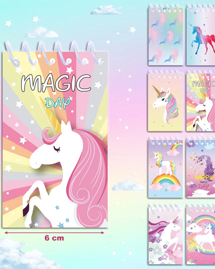 Colorful Unicorn Mini Notebook Set