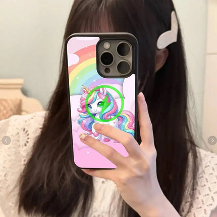 Rainbow Cloud Pink Unicorn Case
