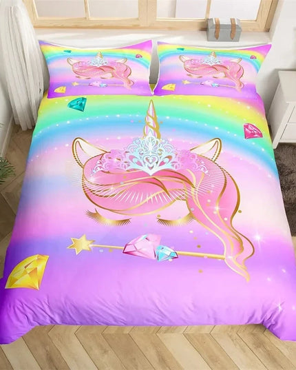 Princess Tiara Unicorn Bedding