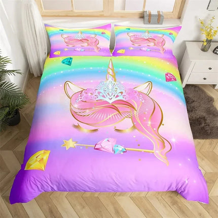 Princess Tiara Unicorn Bedding