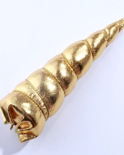 10 Pink Metallic Unicorn Horns