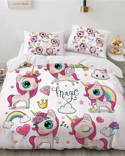 Magic Poses Unicorn Bedding