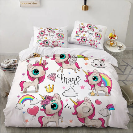 Magic Poses Unicorn Bedding